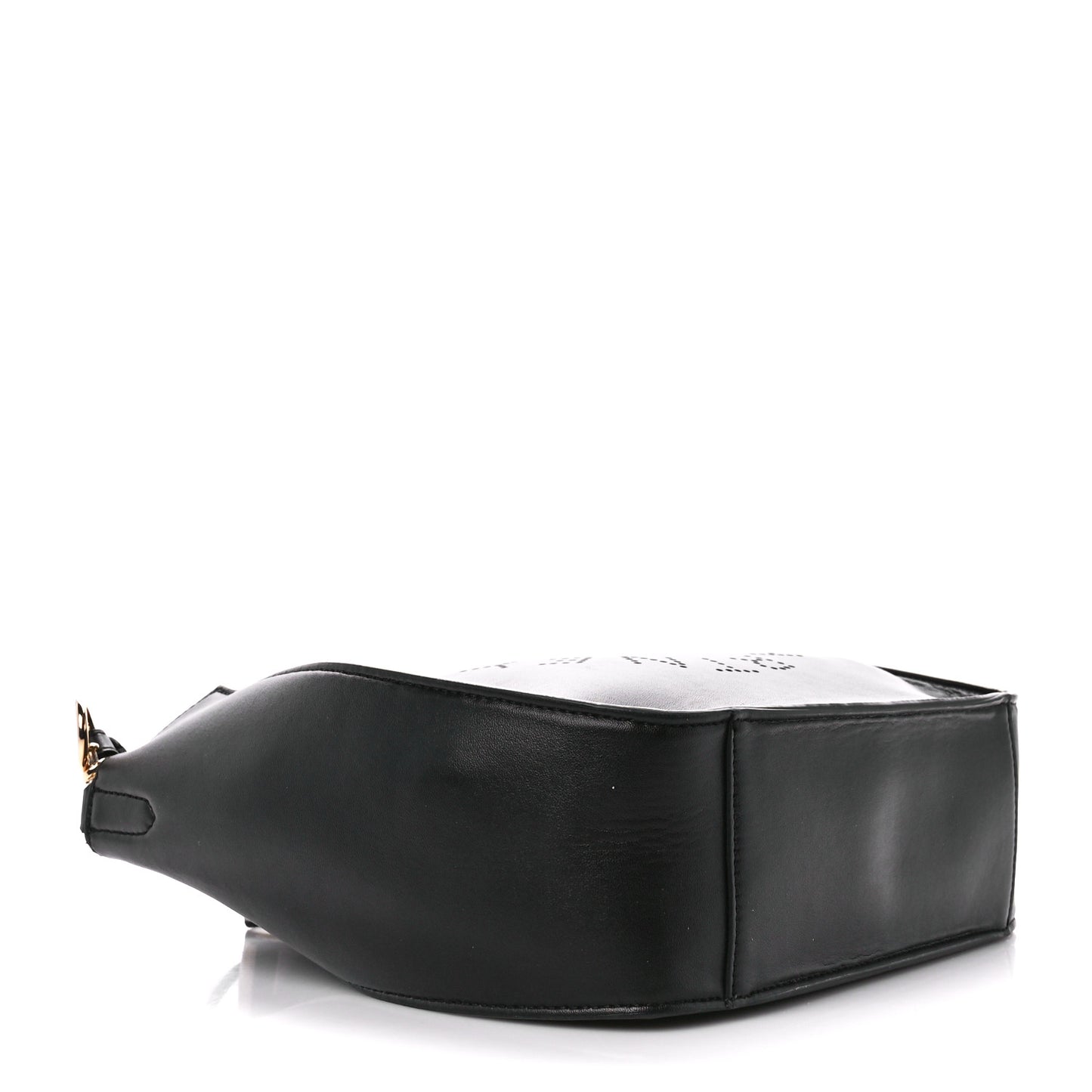 Eco Alter Nappa Perforated Logo Mini Crossbody Black