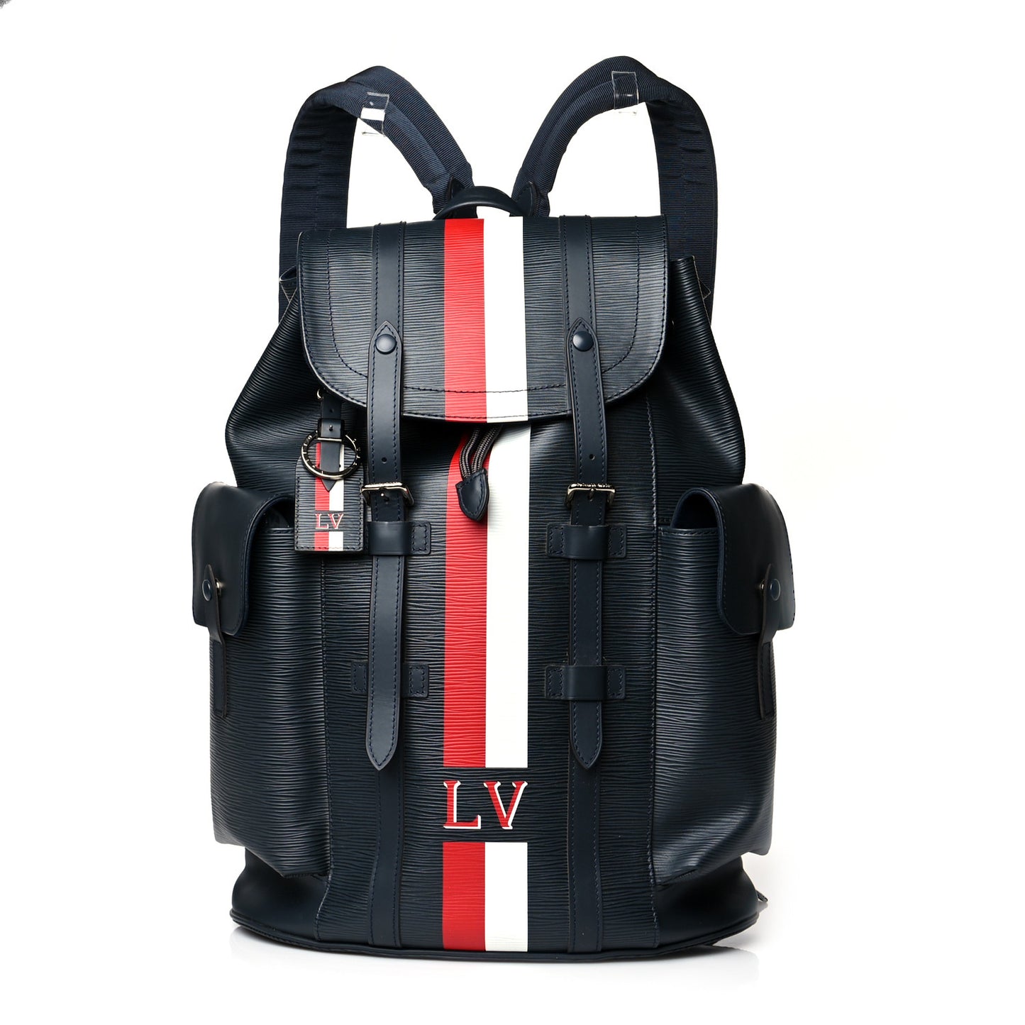 Epi Christopher Backpack Navy Stripes