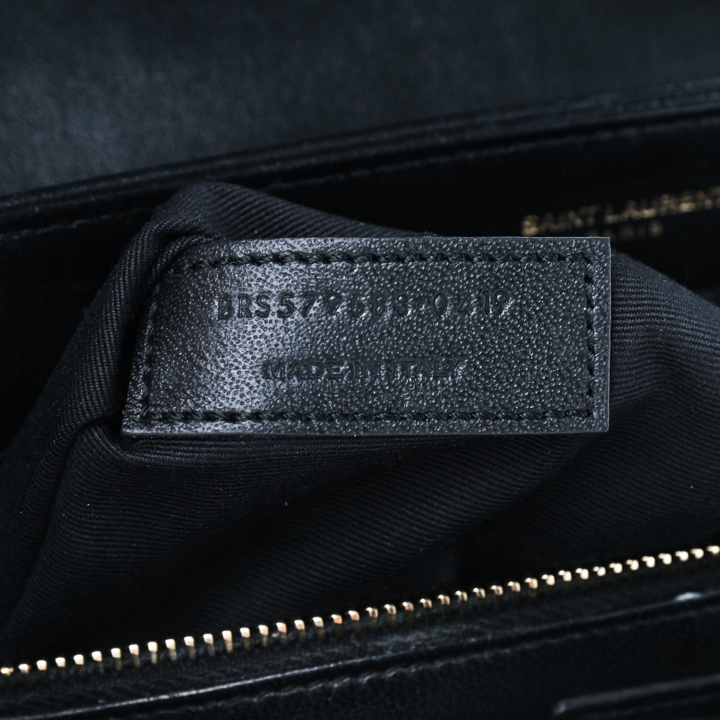 Calfskin Quilted Y Joan Satchel Black