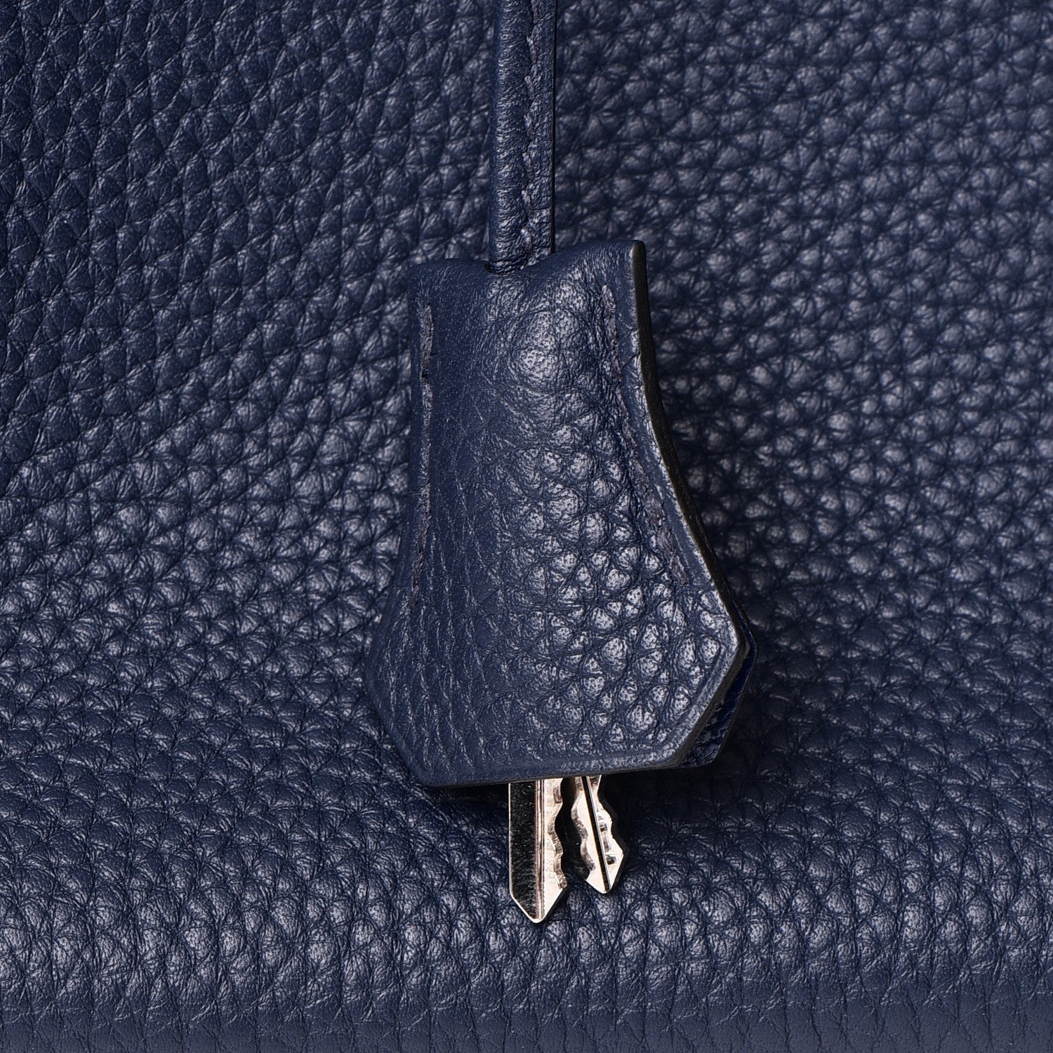 Hermes Taurillon Clemence Birkin 35 Bleu Saphir 36 of 38