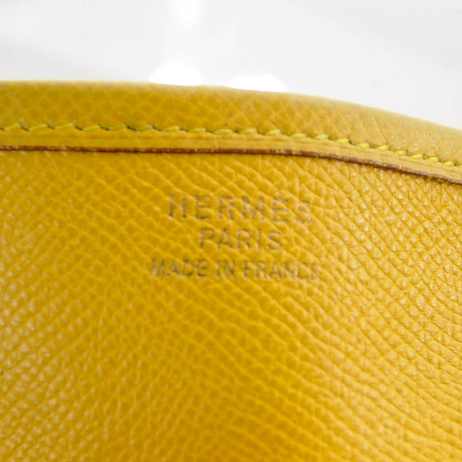 Hermes Courchevel Evelyne Jaune 8 of 8