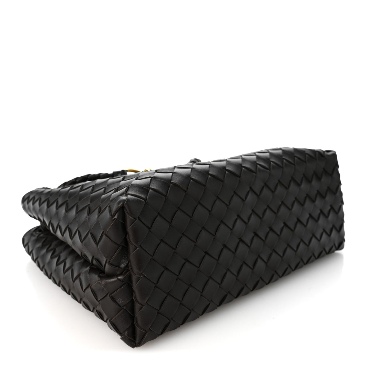 Nappa Intrecciato Medium Andiamo Shoulder Bag Fondant