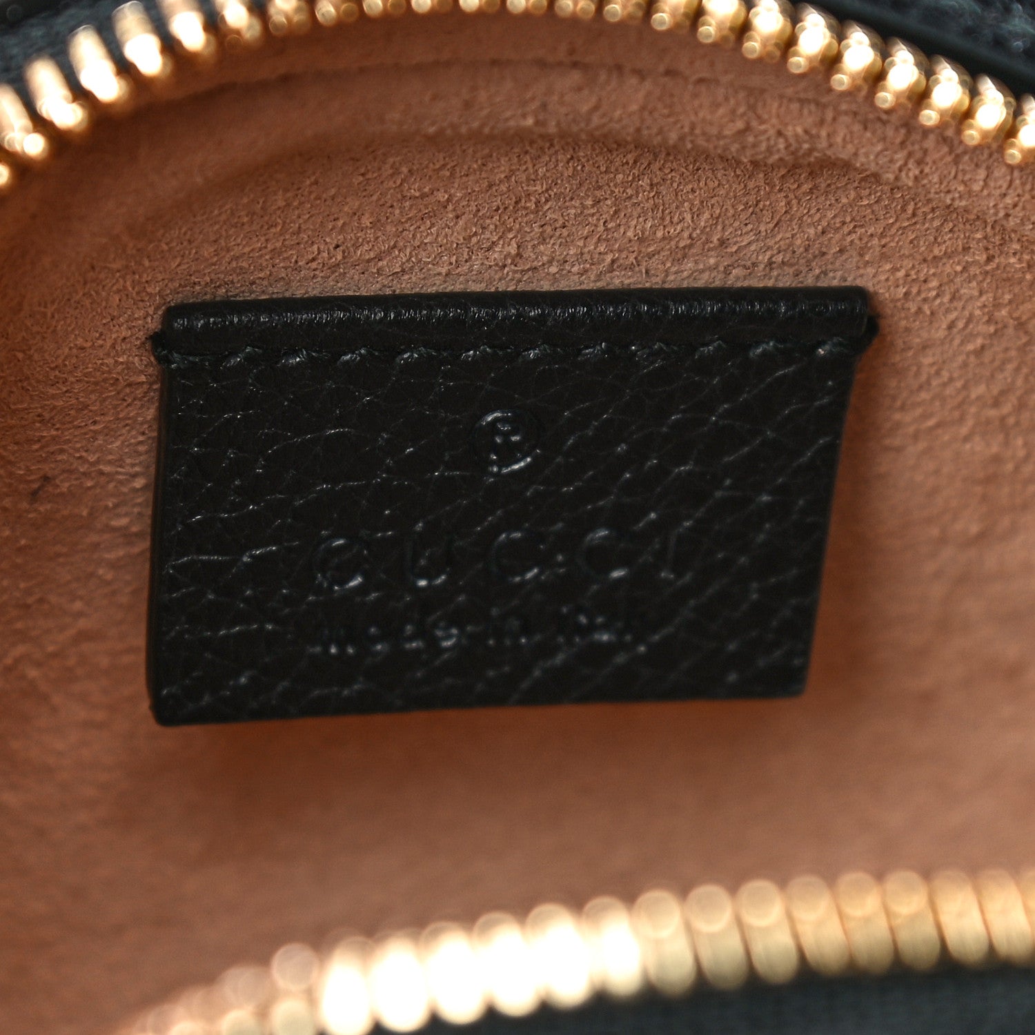 Gucci Grained Calfskin Web Mini Ophidia Round Shoulder Bag Black 6 of 11