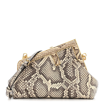 Fendi Snakeskin Small Fendi First Daisy Roccia 1 of 10