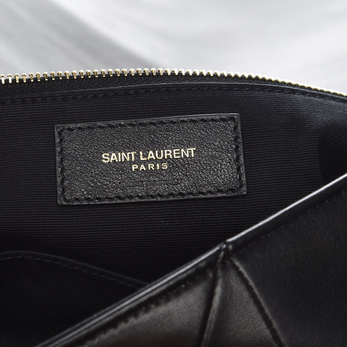Lambskin Patchwork Monogram Large Jamie Black