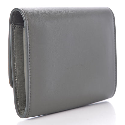 Celine Smooth Calfskin Compact Wallet Smoke 3 of 11
