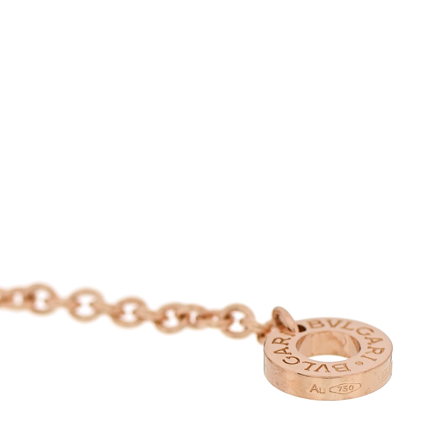 Bulgari 18K Rose Gold B.Zero1 Open Legends Pendant Necklace 5 of 7
