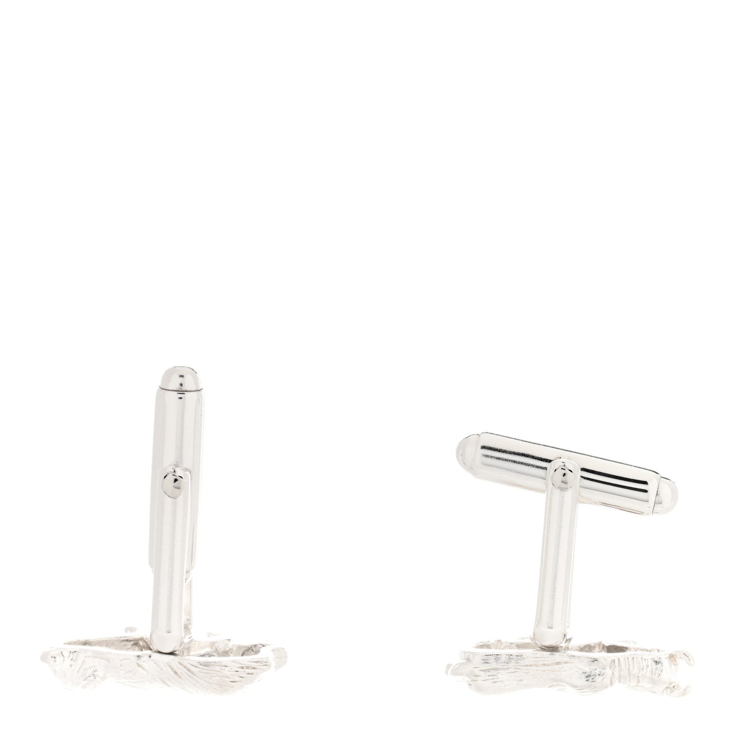 Sterling Silver Bear And Bull Cufflinks