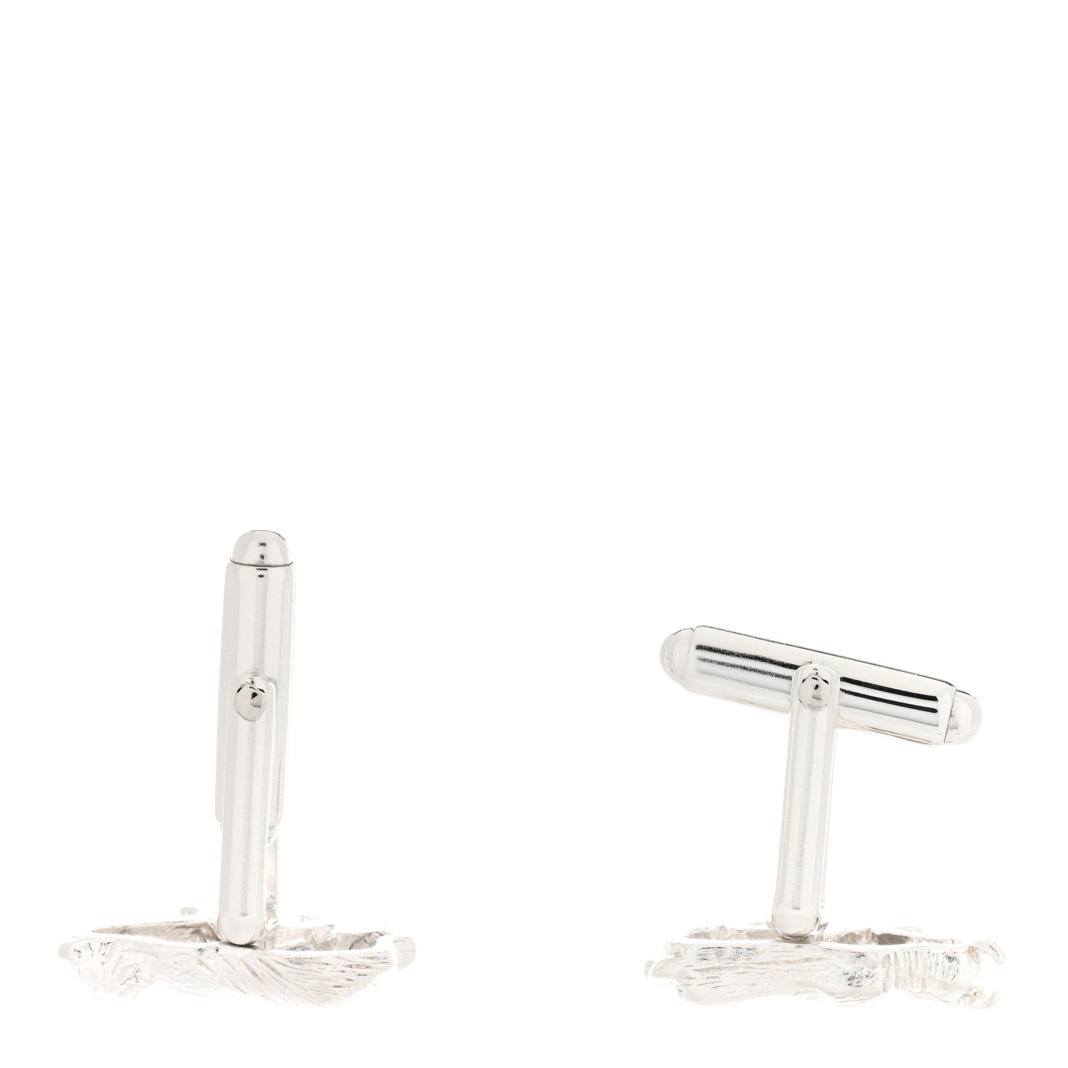 Tiffany Sterling Silver Bear And Bull Cufflinks 3 of 4