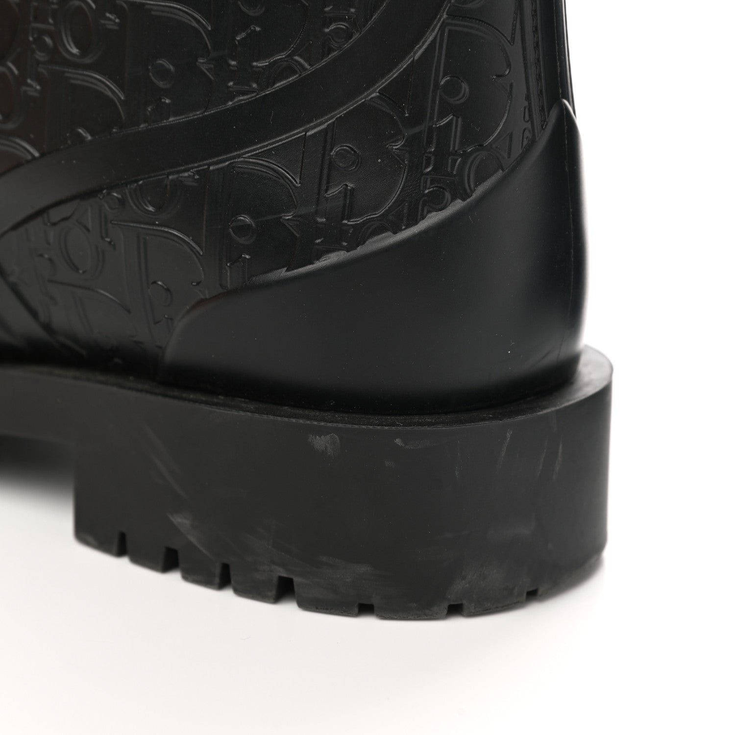 Christian Dior Oblique Rubber Diorcamp Boots 39 Black 10 of 11