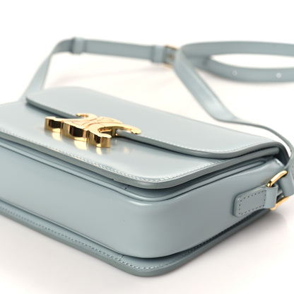 Celine Shiny Calfskin Teen Triomphe Blue Gray 9 of 9
