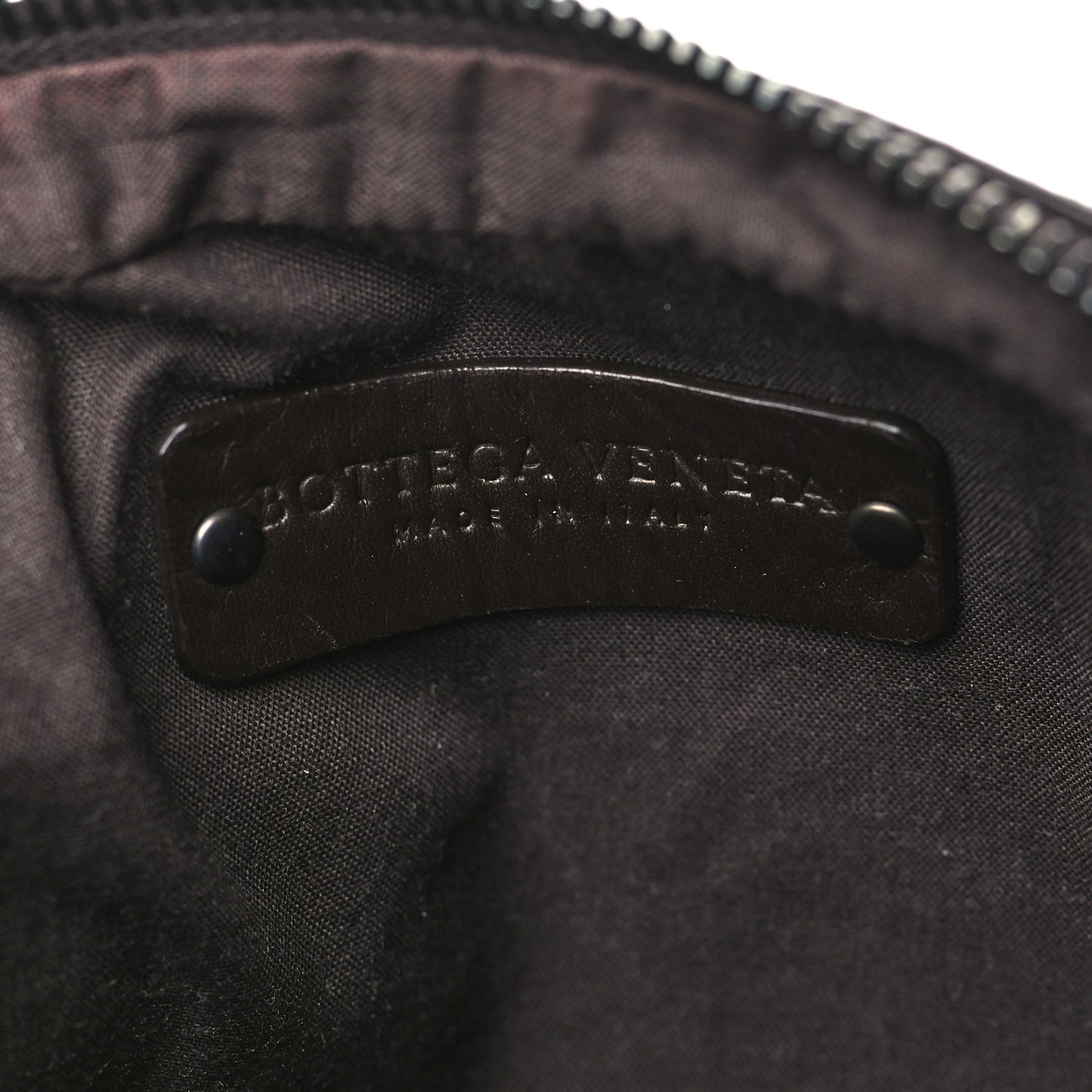 Nappa Intrecciato Crossbody Messenger Ebano