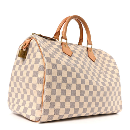 Louis Vuitton Damier Azur Speedy 35 3 of 10