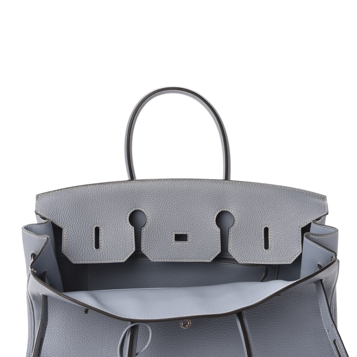 Hermes Togo Birkin 35 Bleu Lin 16 of 33