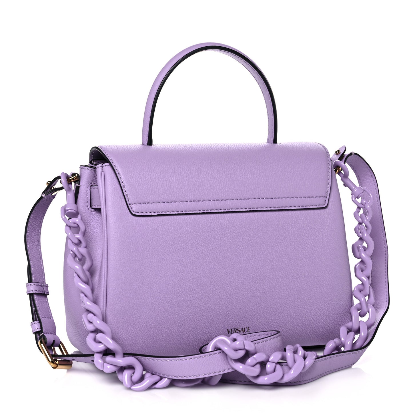 Calfskin Medium La Medusa Top Handle Handbag Lilac