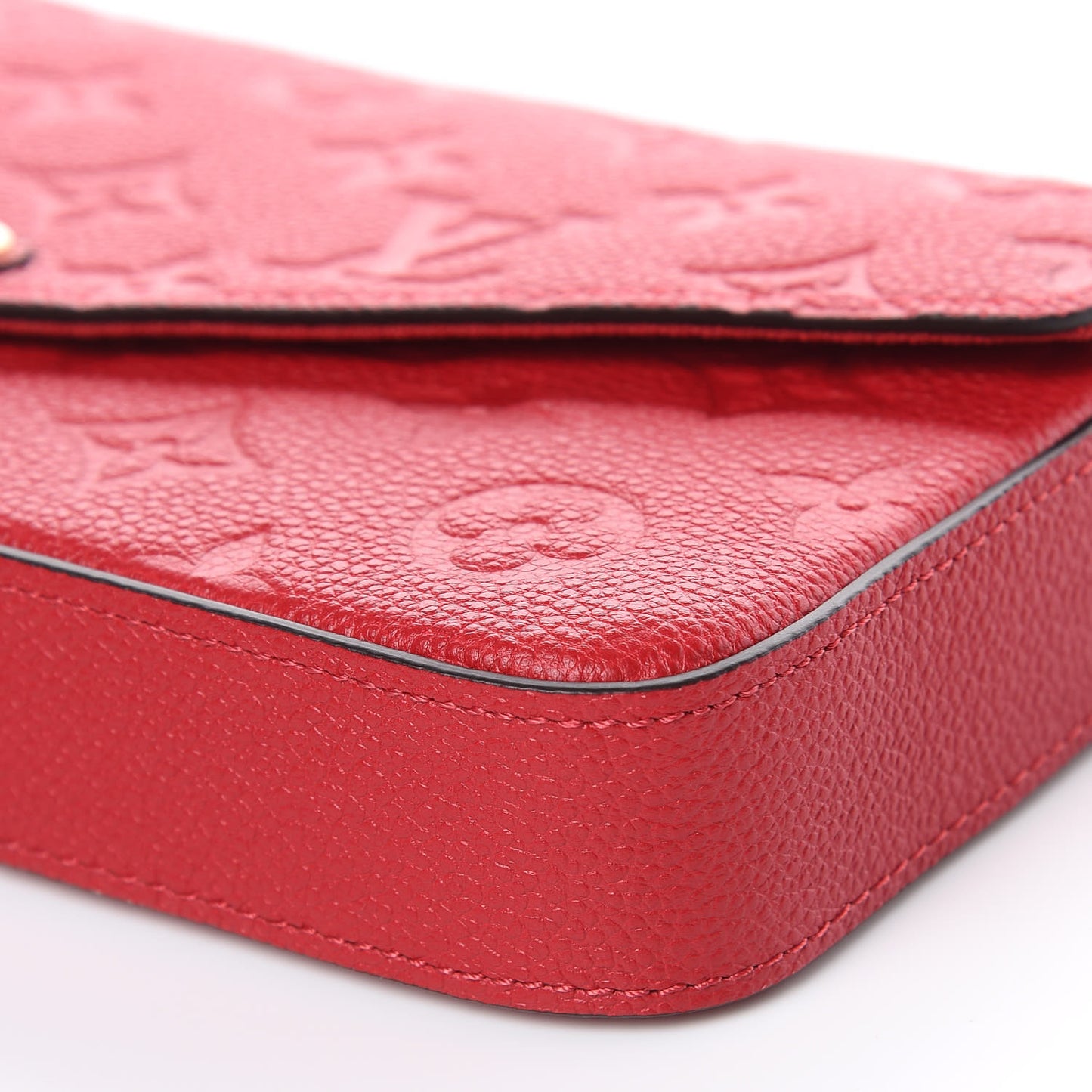 Empreinte Pochette Felicie Chain Wallet Scarlet