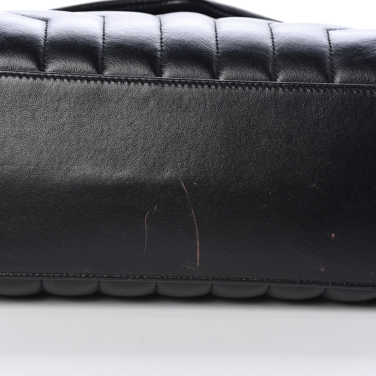 Saint Laurent Calfskin Y Quilted Monogram Medium Loulou Chain Satchel Black 10 of 11