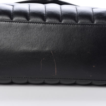 Saint Laurent Calfskin Y Quilted Monogram Medium Loulou Chain Satchel Black 10 of 11