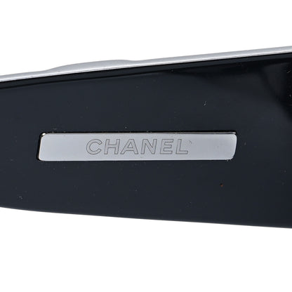 Chanel Oval Sunglasses 5411-A Black 6 of 8