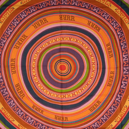 Hermes Cashmere Silk Tohu Bohu Shawl Scarf 140 1 of 5