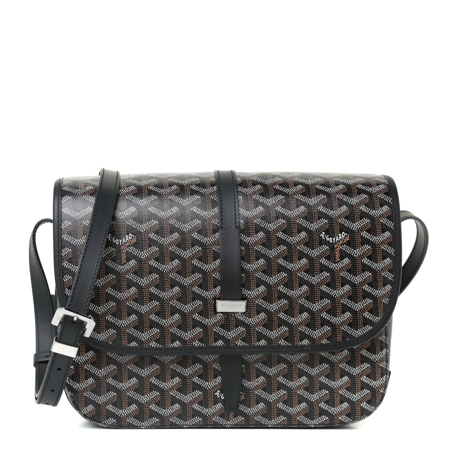 Goyard Goyardine Belvedere II MM Messenger Bag Black 1 of 11