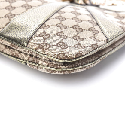 Gucci Monogram Bamboo Chain Tom Ford Shoulder Bag Metallic 8 of 9