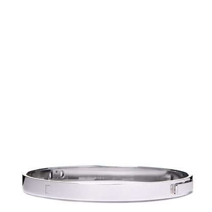 Hermes 18K White Gold Diamond PM H D'Ancre Bracelet XS 3 of 5