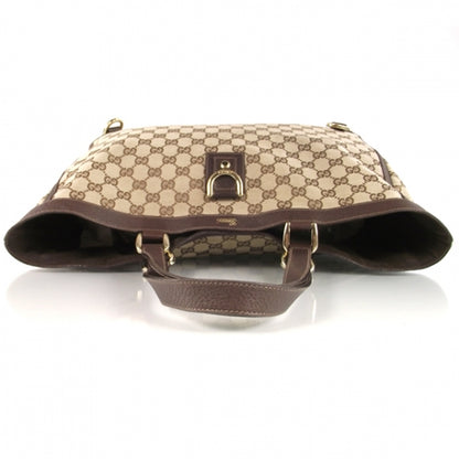 Gucci Monogram Canvas Abbey Large Tote 6 of 13