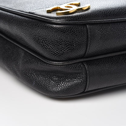 Chanel Caviar CC Shoulder Bag Black 10 of 12
