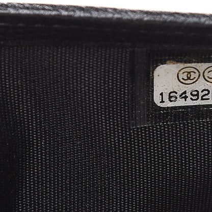 Chanel Caviar Sevruga French Compact Wallet Black 7 of 9