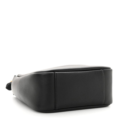 Saint Laurent Smooth Calfskin Small Le 5 A 7 Soft Hobo Black 4 of 10