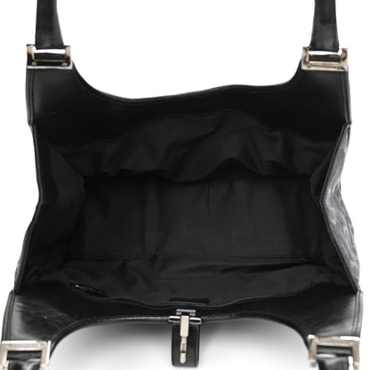 Gucci Monogram Jackie Shoulder Bag Black 5 of 10