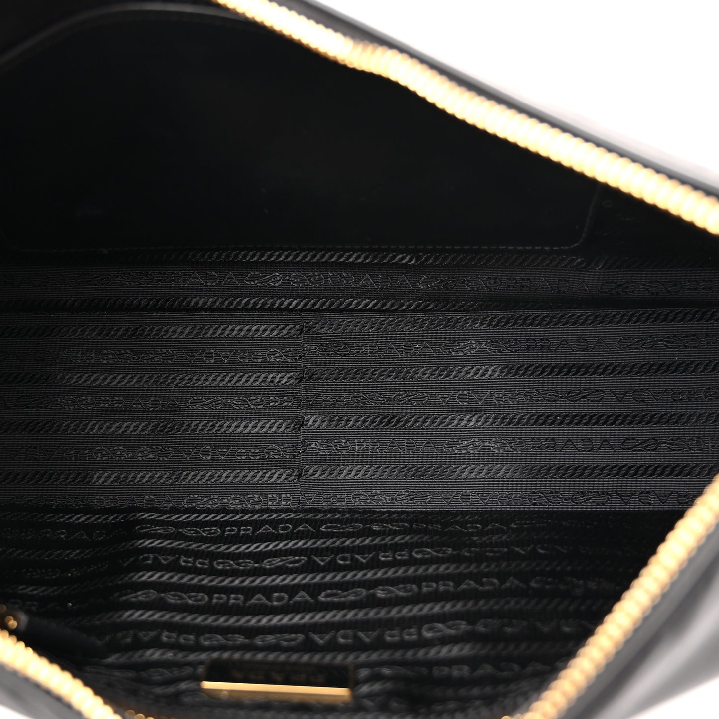 Re-Nylon Vitello Large Aimee Shoulder Bag Black