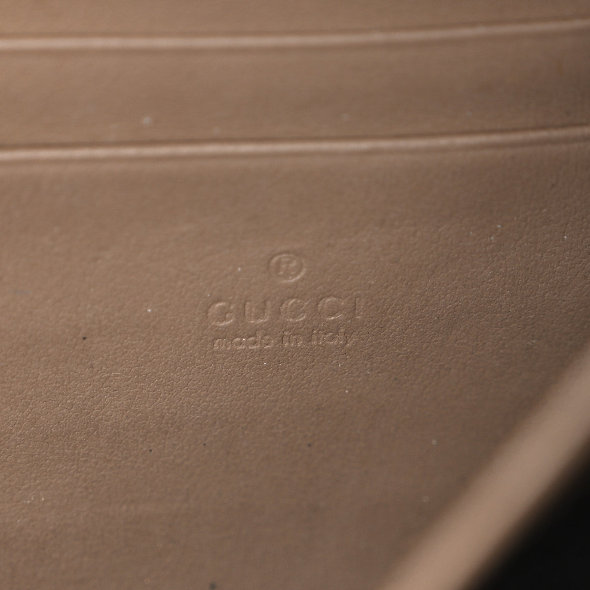 GG Supreme Monogram Mini Dionysus Chain Wallet Beige Taupe