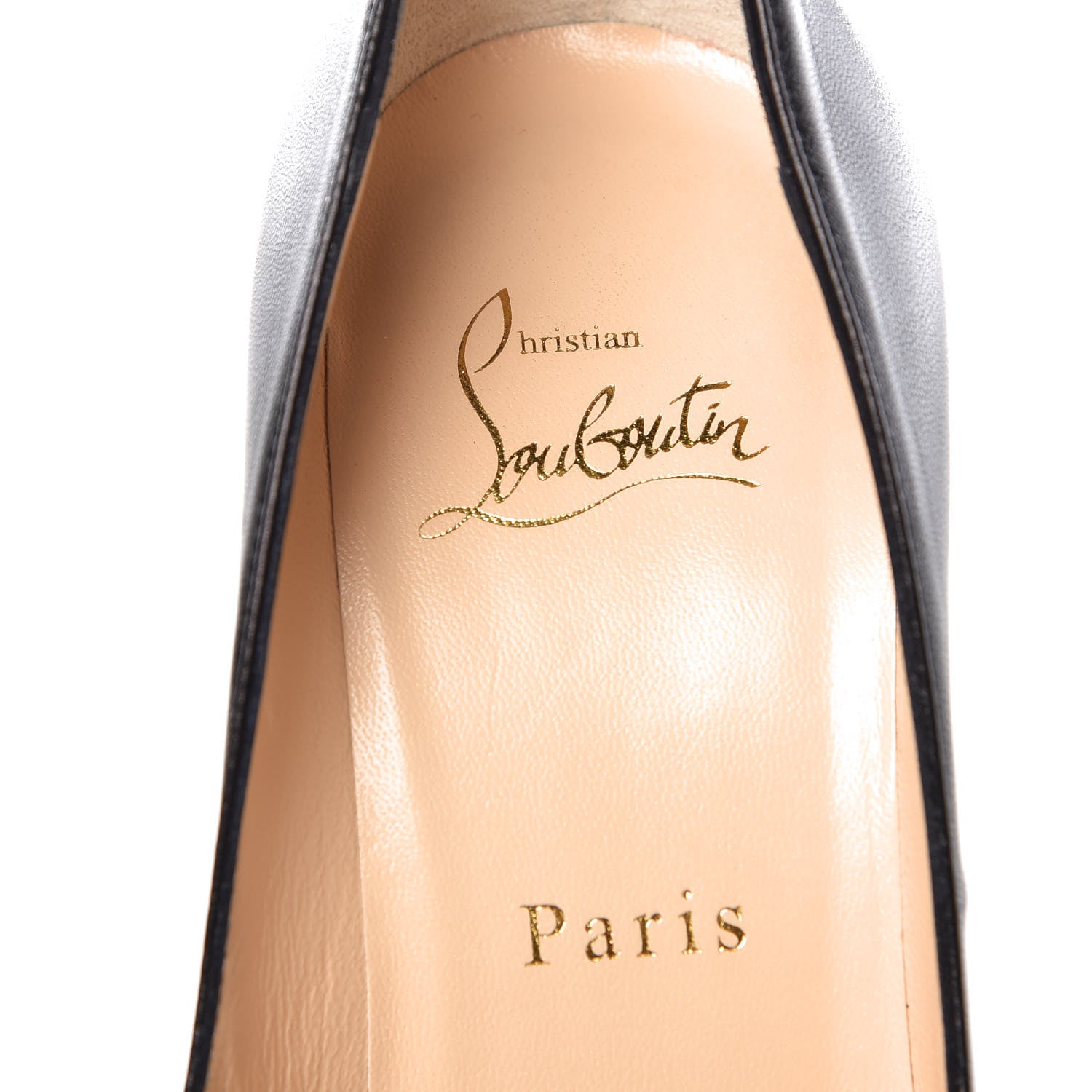 Christian Louboutin Shiny Nappa Pigalle Follies 100 Pumps 36 Black 7 of 9