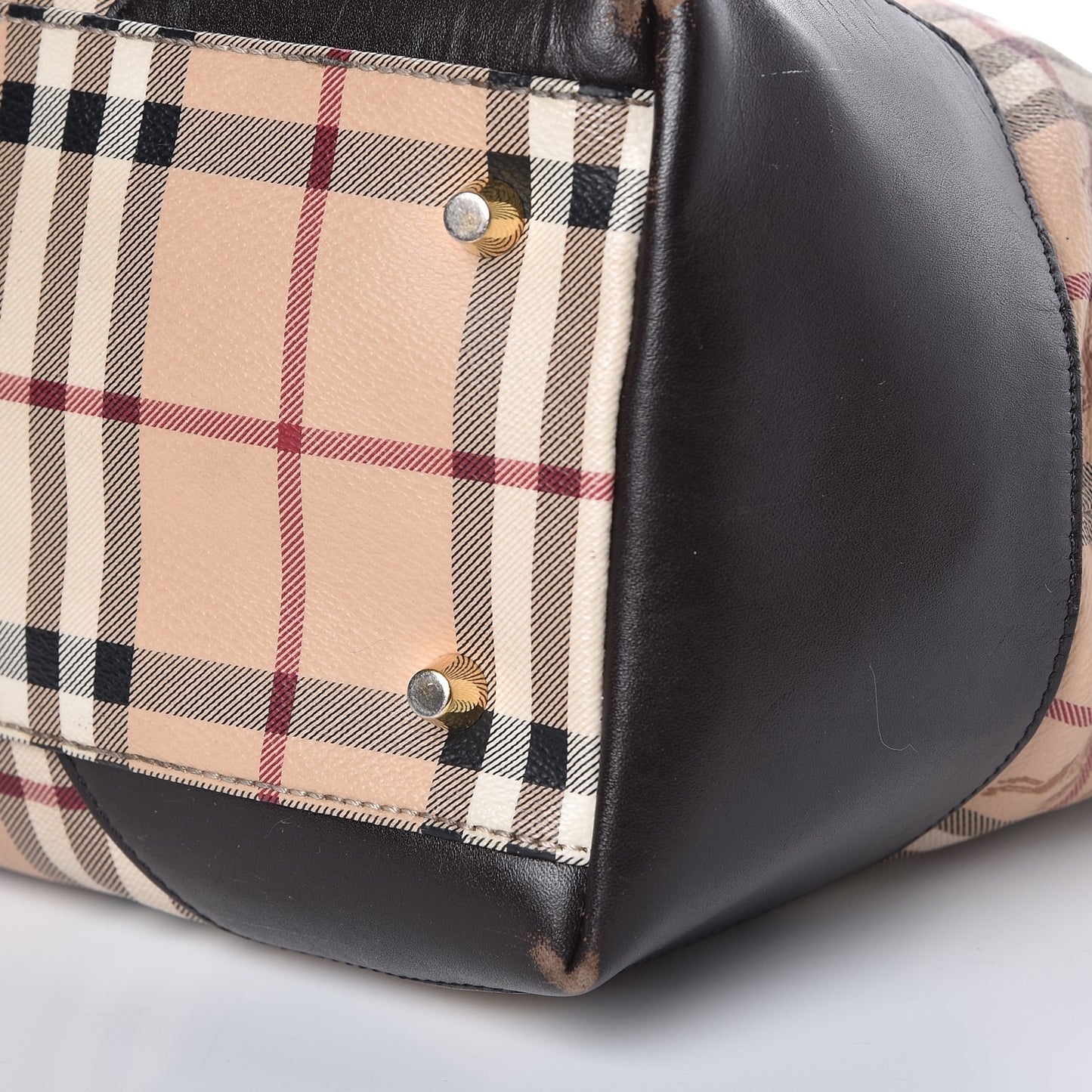 Haymarket Check Medium Primrose Tote Chocolate