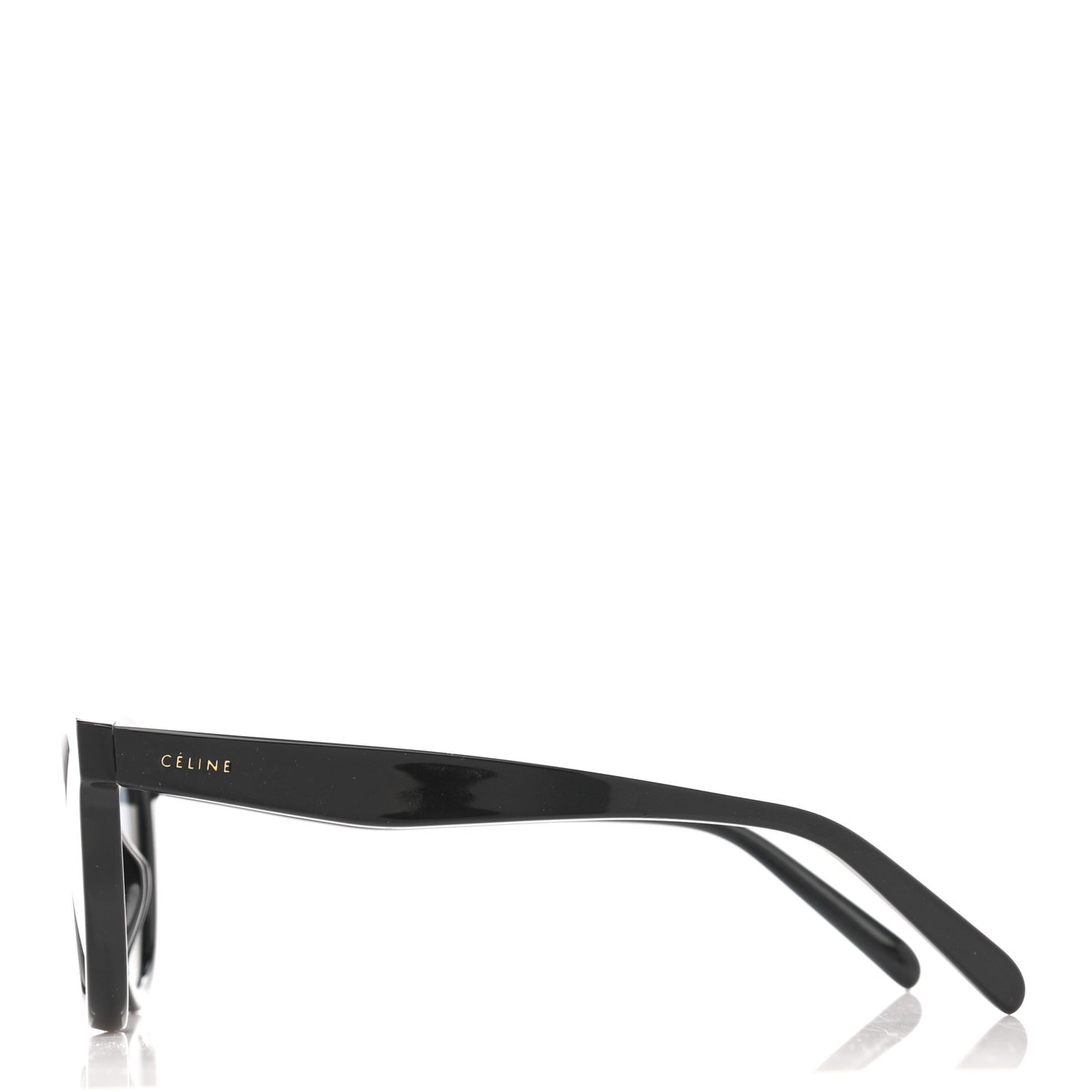 Acetate Bevel Cat Sunglasses CL 41384/F/S Black