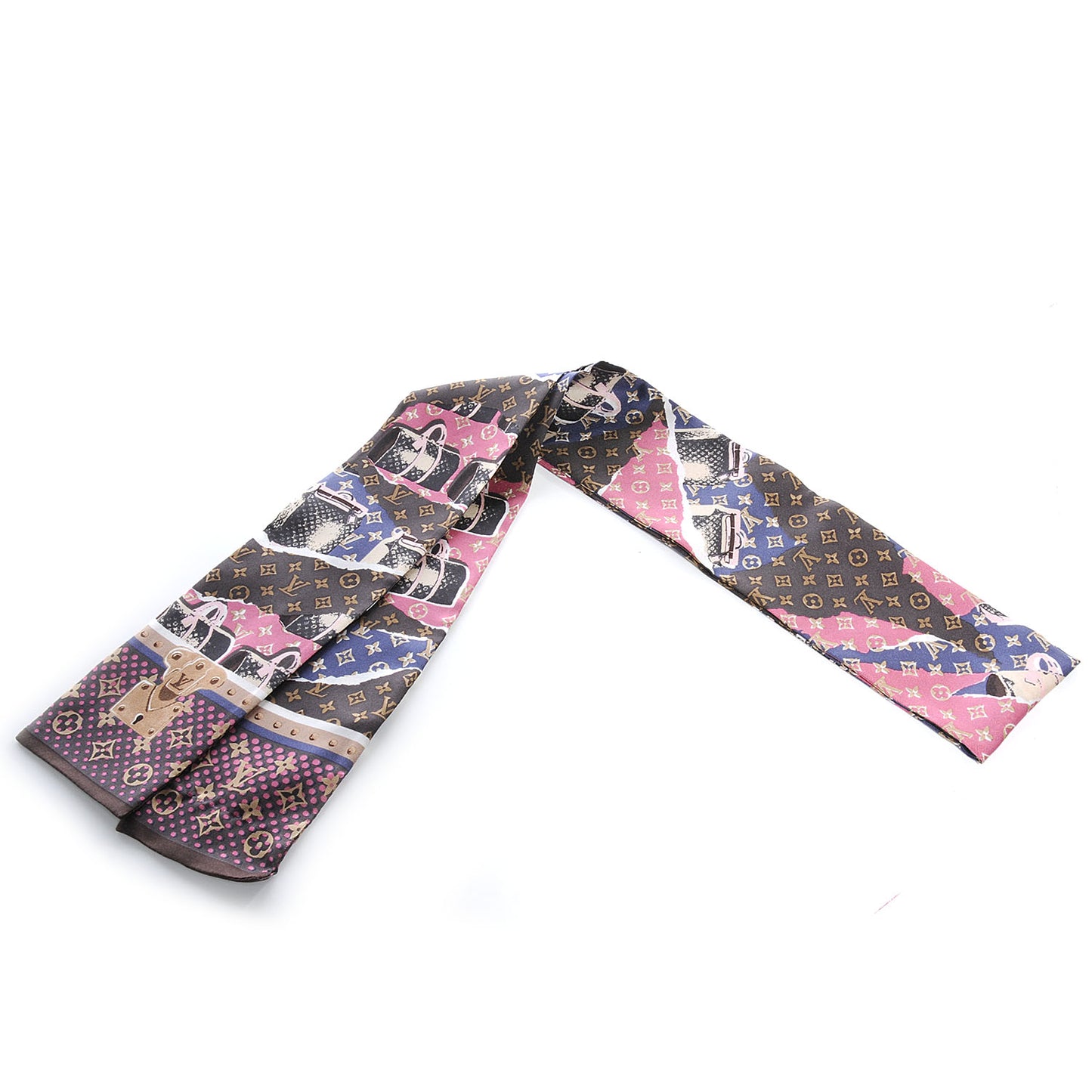 Silk Monogram Wallpaper Bandeau