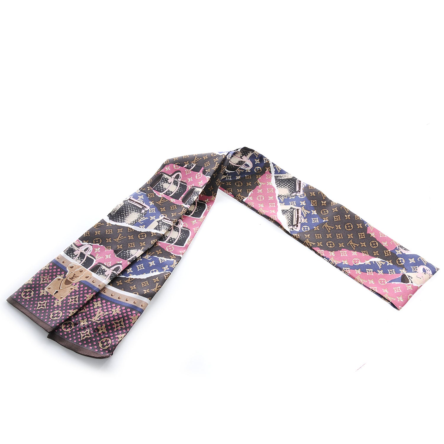 Louis Vuitton Silk Monogram Wallpaper Bandeau 1 of 4