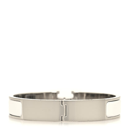 Hermes Enamel Narrow Clic Clac H Bracelet PM White 3 of 5