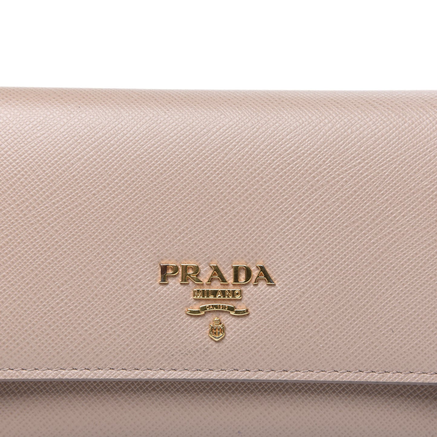 Saffiano Metal Flap Card Holder Cammeo