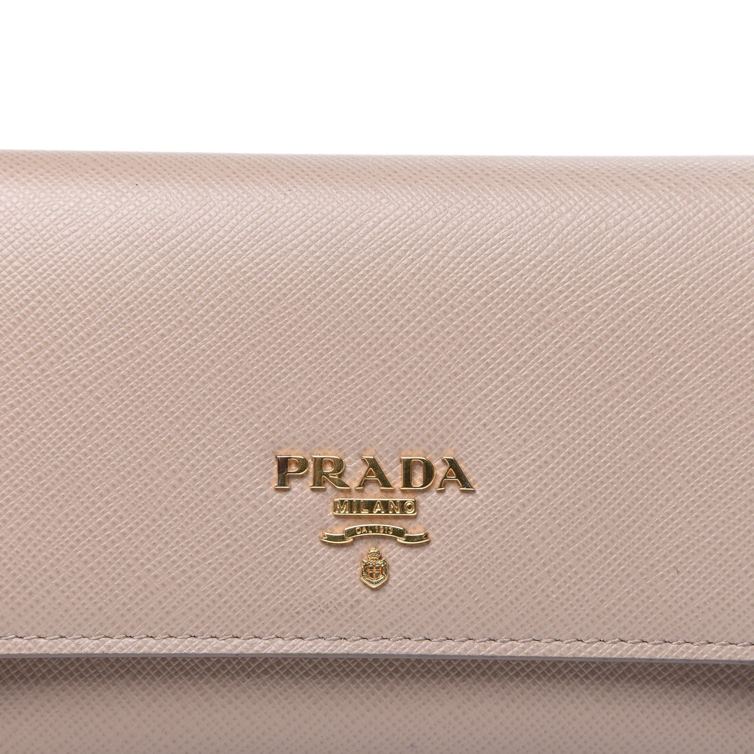 Prada Saffiano Metal Flap Card Holder Cammeo 15 of 16