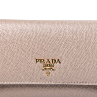 Prada Saffiano Metal Flap Card Holder Cammeo 15 of 16