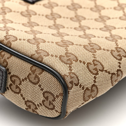 Gucci Monogram Belt Bag Dark Brown 9 of 10