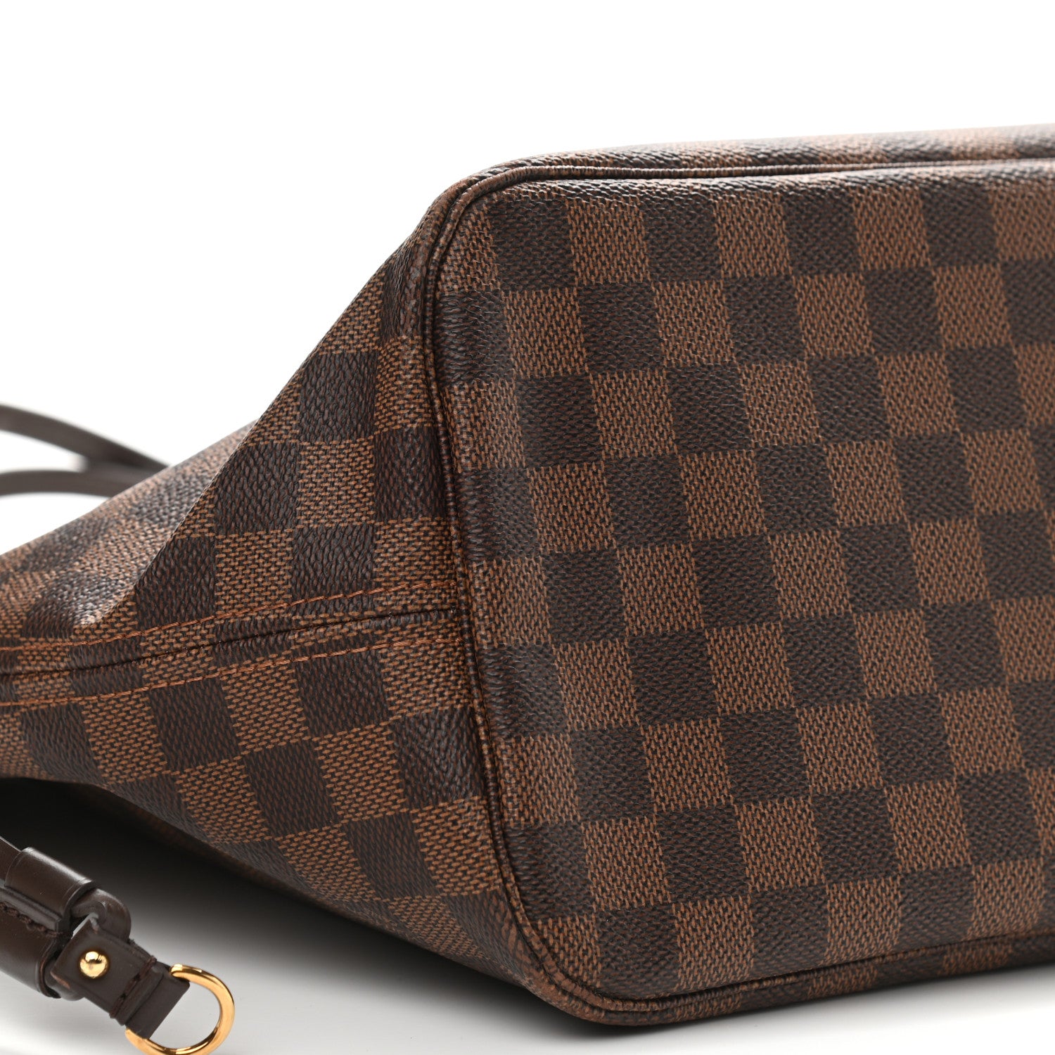 Louis Vuitton Damier Ebene Neo Neverfull MM Rose Ballerine 10 of 11