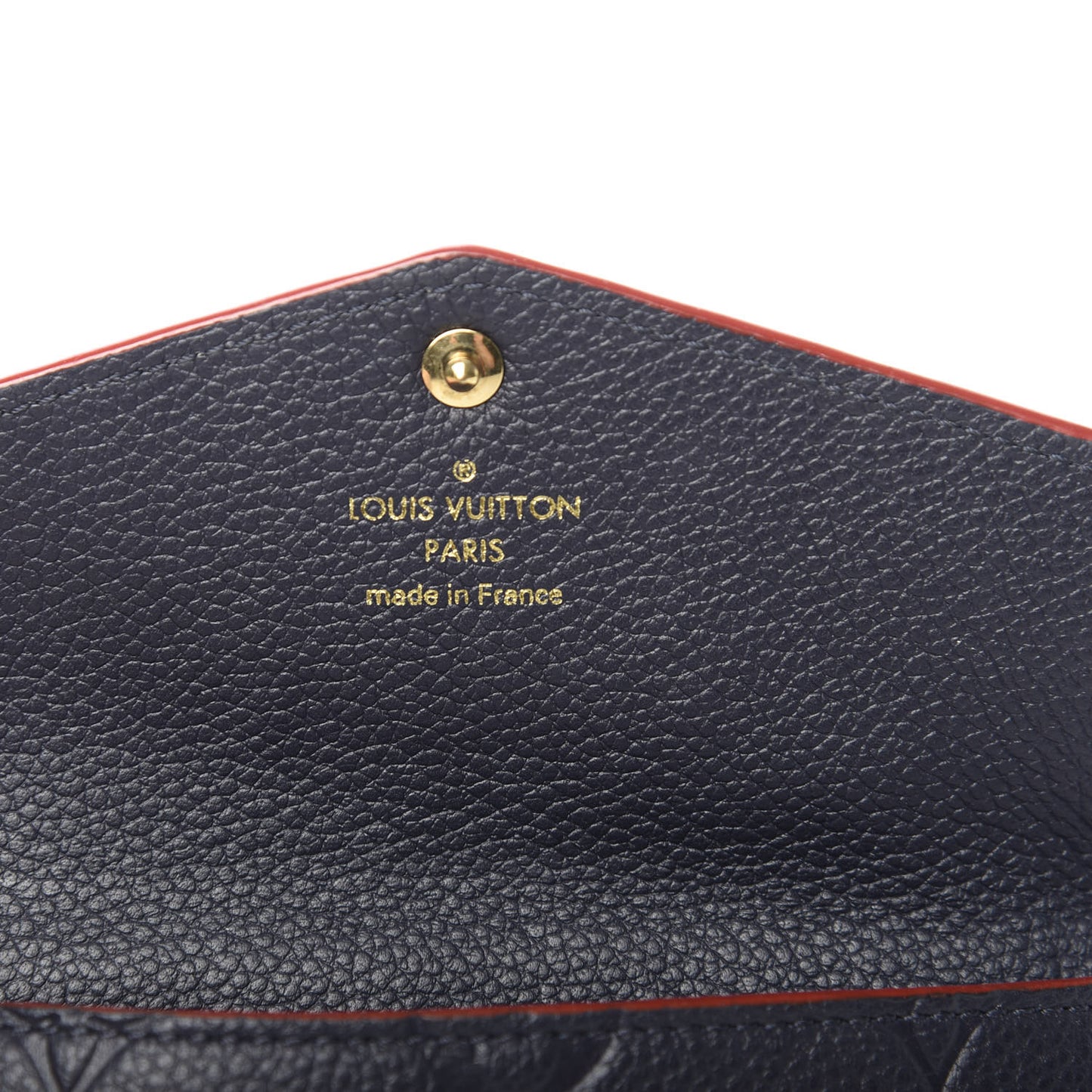 Empreinte Key Pouch Marine Rouge