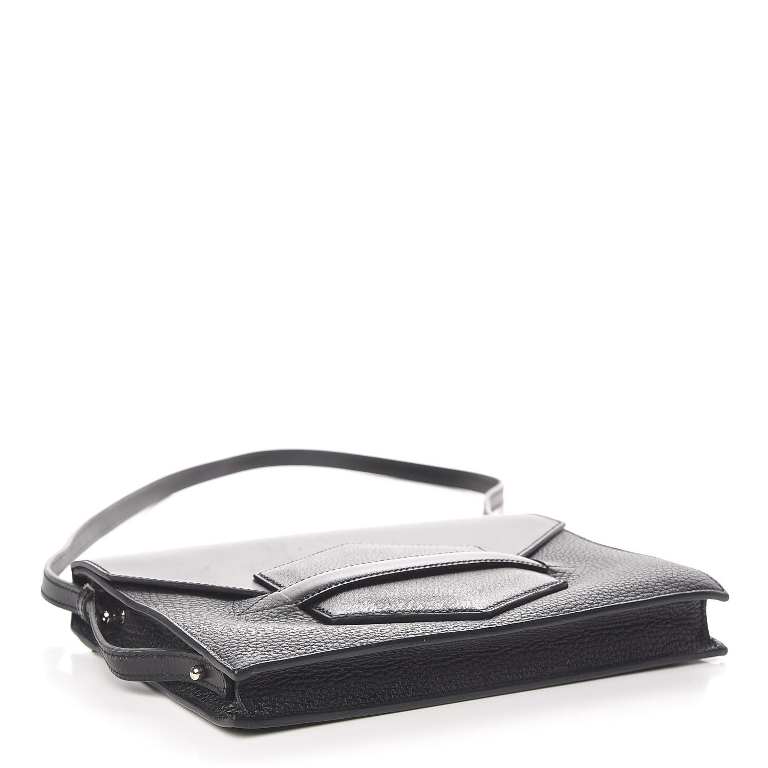 Hermes Box Taurillon Clemence Faco Clutch Black 4 of 15