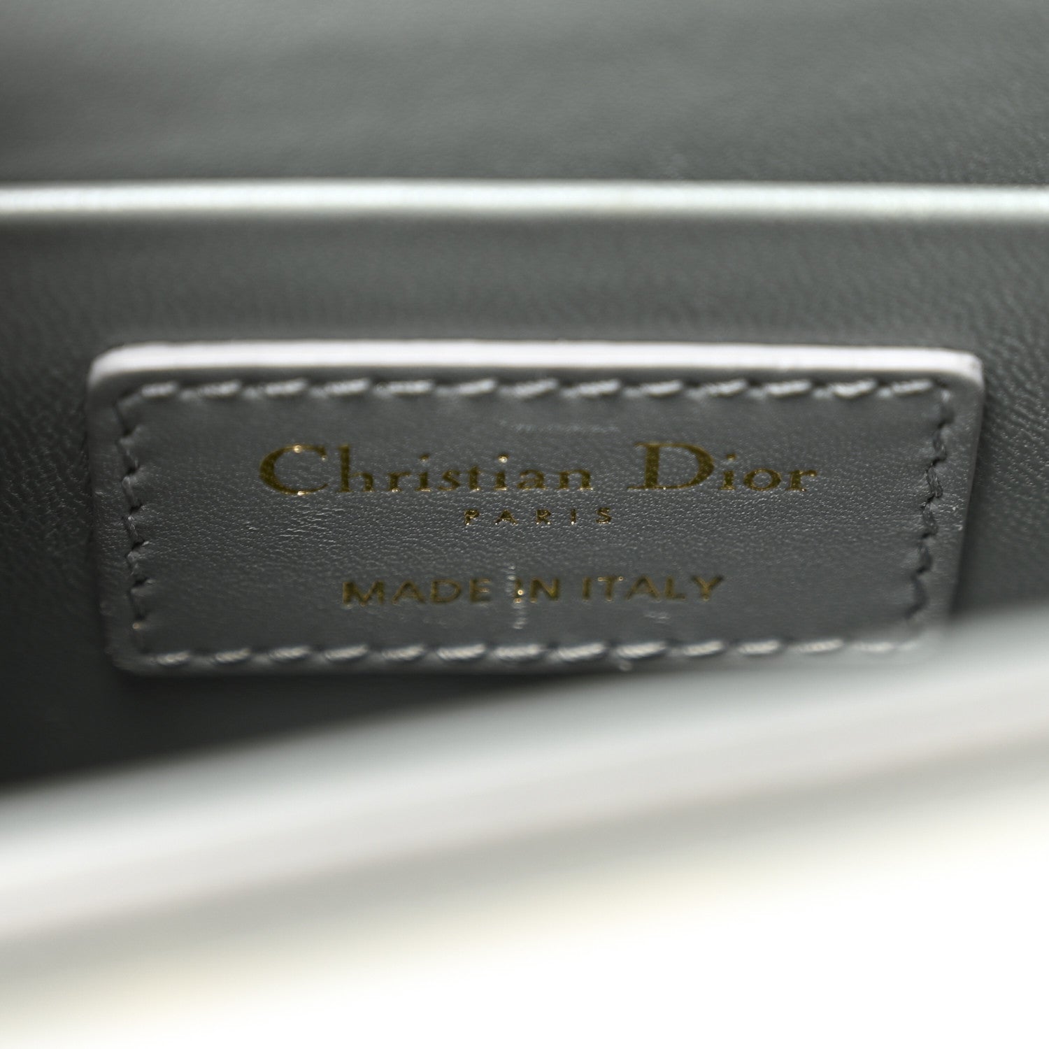 Christian Dior Box Calfskin 30 Montaigne Box Bag Gray 6 of 11