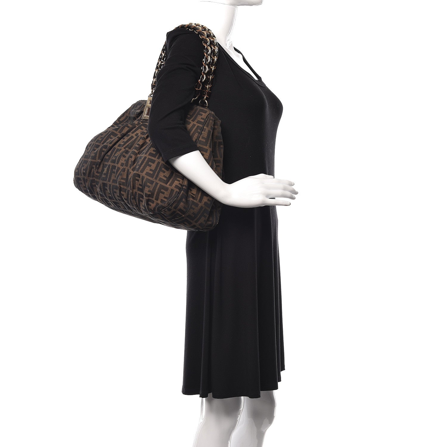 Fendi Zucca Mia Tote Tobacco 2 of 9