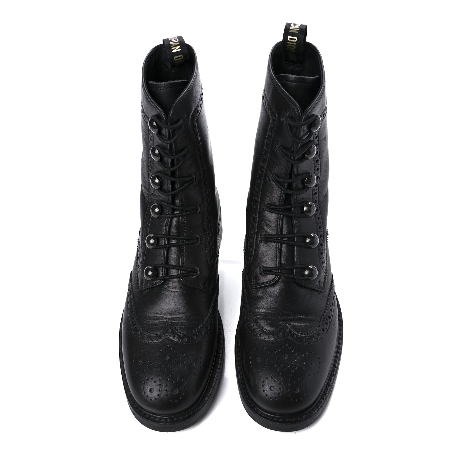 Christian Dior Calfskin Diorunit Low Boot 37.5 Black 5 of 10